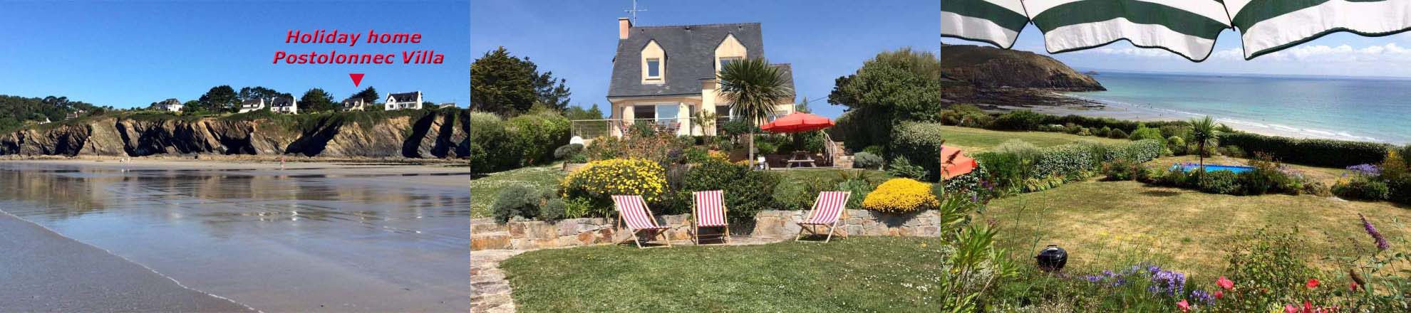 Brittany Holiday-home: Postolonnec Villa on the Crozon peninsula